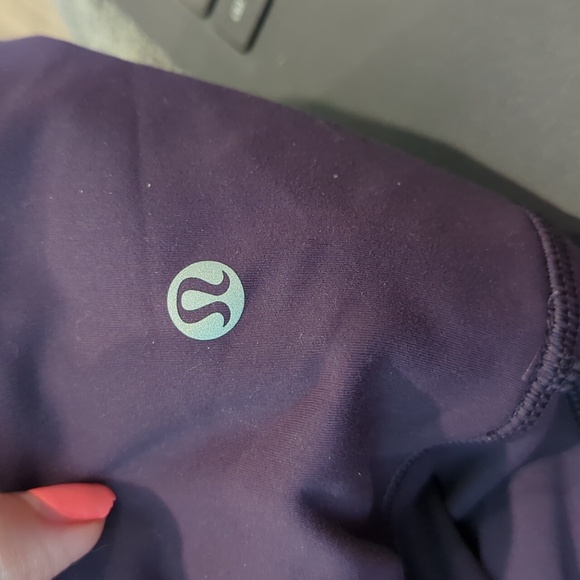 Lululemon Power Lines Crop *21"Cyber / Dark Chrome - Picture 6 of 10